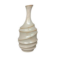 VÁZA  - natúr, Basics, kerámia (45/11/19cm)