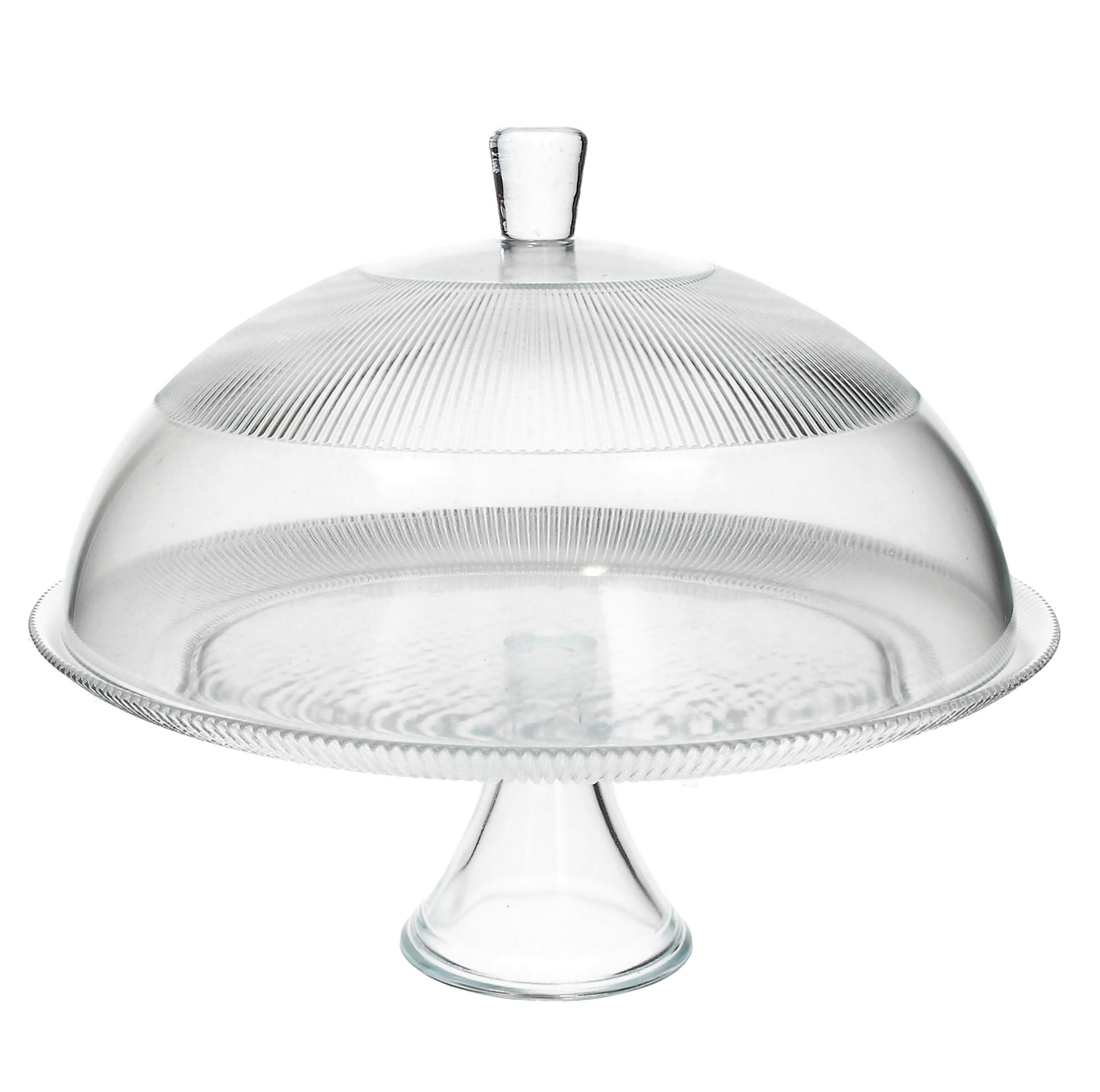 KROŽNIK ZA TORTO        33/25 cm      - prozorno, Basics, steklo (33/25cm) - Tognana