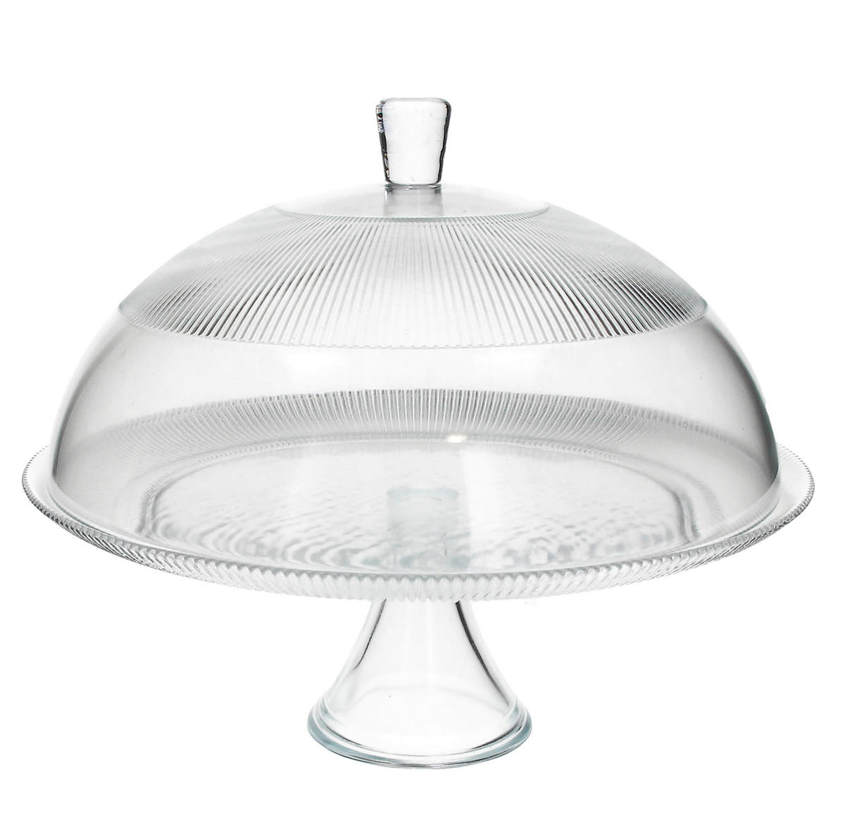 KROŽNIK ZA TORTO        33/25 cm      - prozorno, Basics, steklo (33/25cm) - Tognana