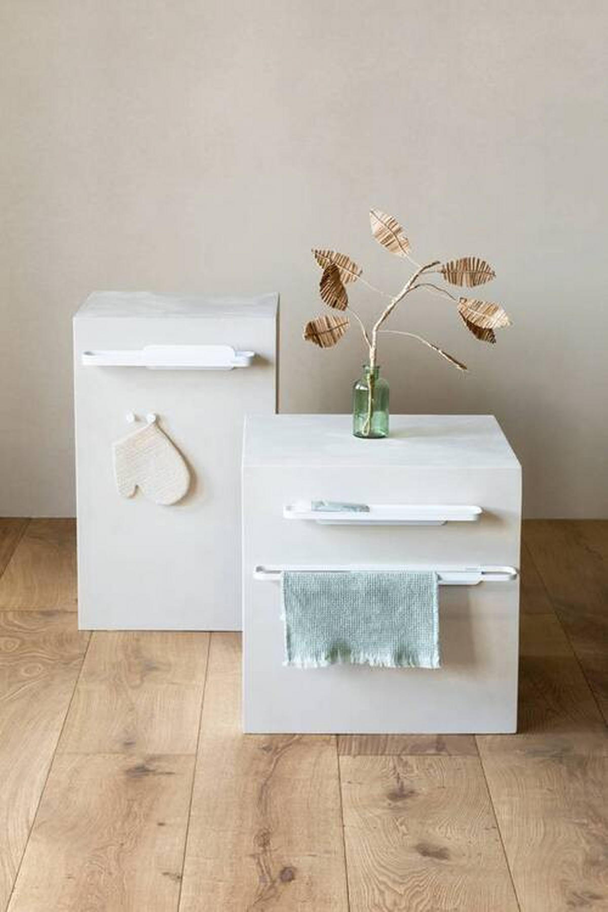BADEZIMMERREGAL 42.1/4.4/8.6 cm  - Weiß, Basics, Metall (42.1/4.4/8.6cm) - Brabantia