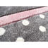 KINDERTEPPICH 120/180 cm Grau, Rosa, Silberfarben - Silberfarben/Rosa, Basics, Textil (120/180cm)