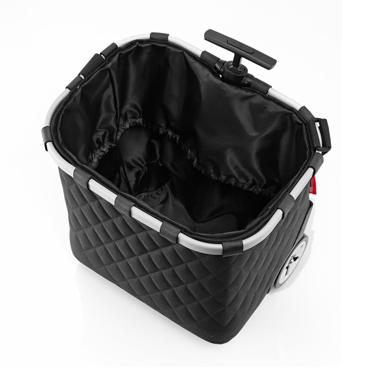 BEVÁSÁRLÓKOCSI - ezüst/fekete, Basics, textil/fém (42/47,5/32cm) - Reisenthel