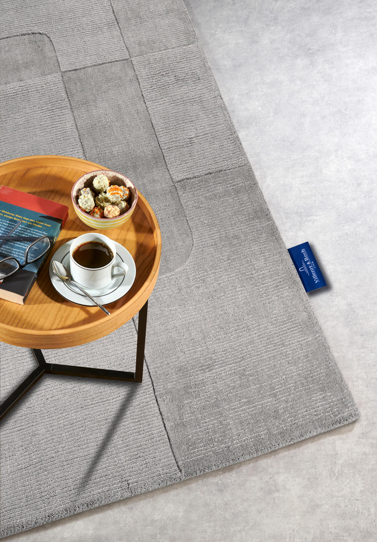 HANDWEBTEPPICH 190/280 cm Kollektion 1906 Grau  - Grau, Design, Textil (190/280cm) - Villeroy & Boch