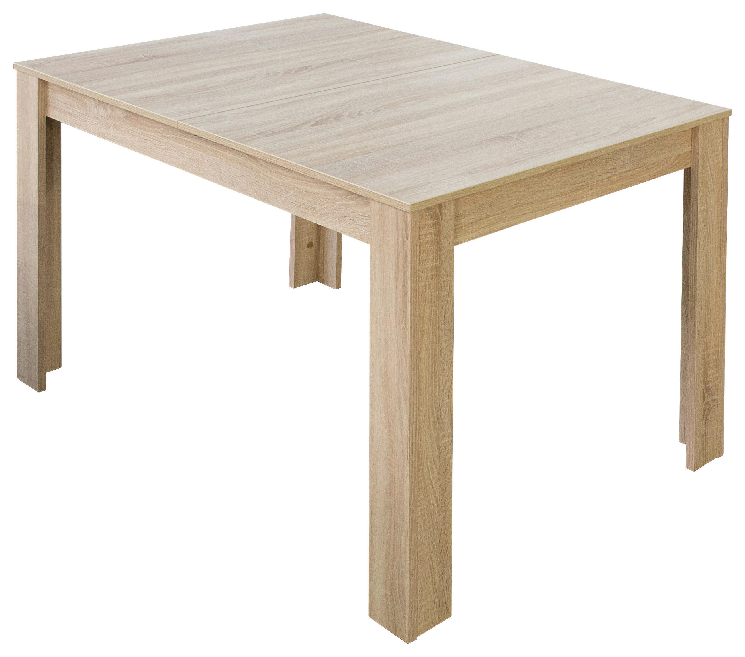 ESSTISCH Sonoma Eiche rechteckig  ausziehbar  - Sonoma Eiche, MODERN, Holzwerkstoff (120/75/80cm) - Livetastic