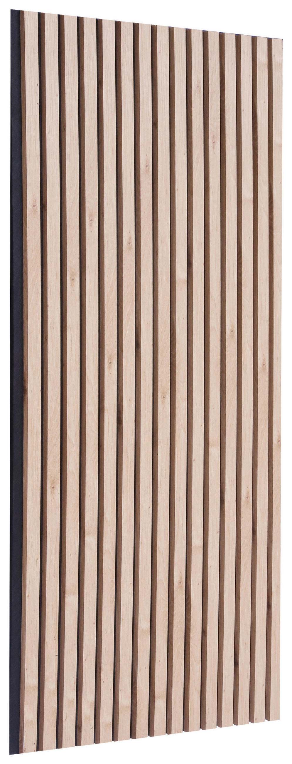 AKUSTIKPANEEL Echtholz, Nachbildung 60/120/2,1 cm 2 Stück  - Schwarz/Grau, Trend, Holz/Holzwerkstoff (60/120/2,1cm) - Boxxx