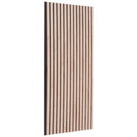 AKUSTIKPANEEL Echtholz, Nachbildung 60/120/2,1 cm 2 Stück  - Schwarz/Grau, Trend, Holz/Holzwerkstoff (60/120/2,1cm) - Boxxx