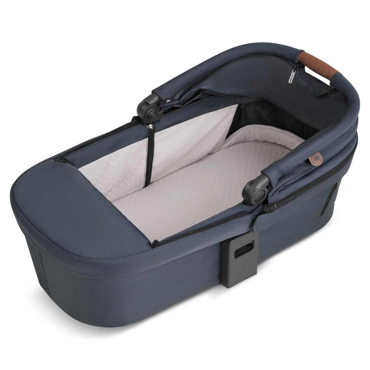 KINDERWAGENSET  Vicon 4  Lake  - Silberfarben/Dunkelblau, Basics, Textil/Metall (91/61/110cm) - ABC Design