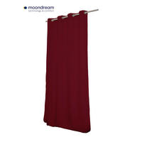 WÄRMESCHUTZVORHANG Verdunkelung  - Rot, Basics, Textil (145/260cm)