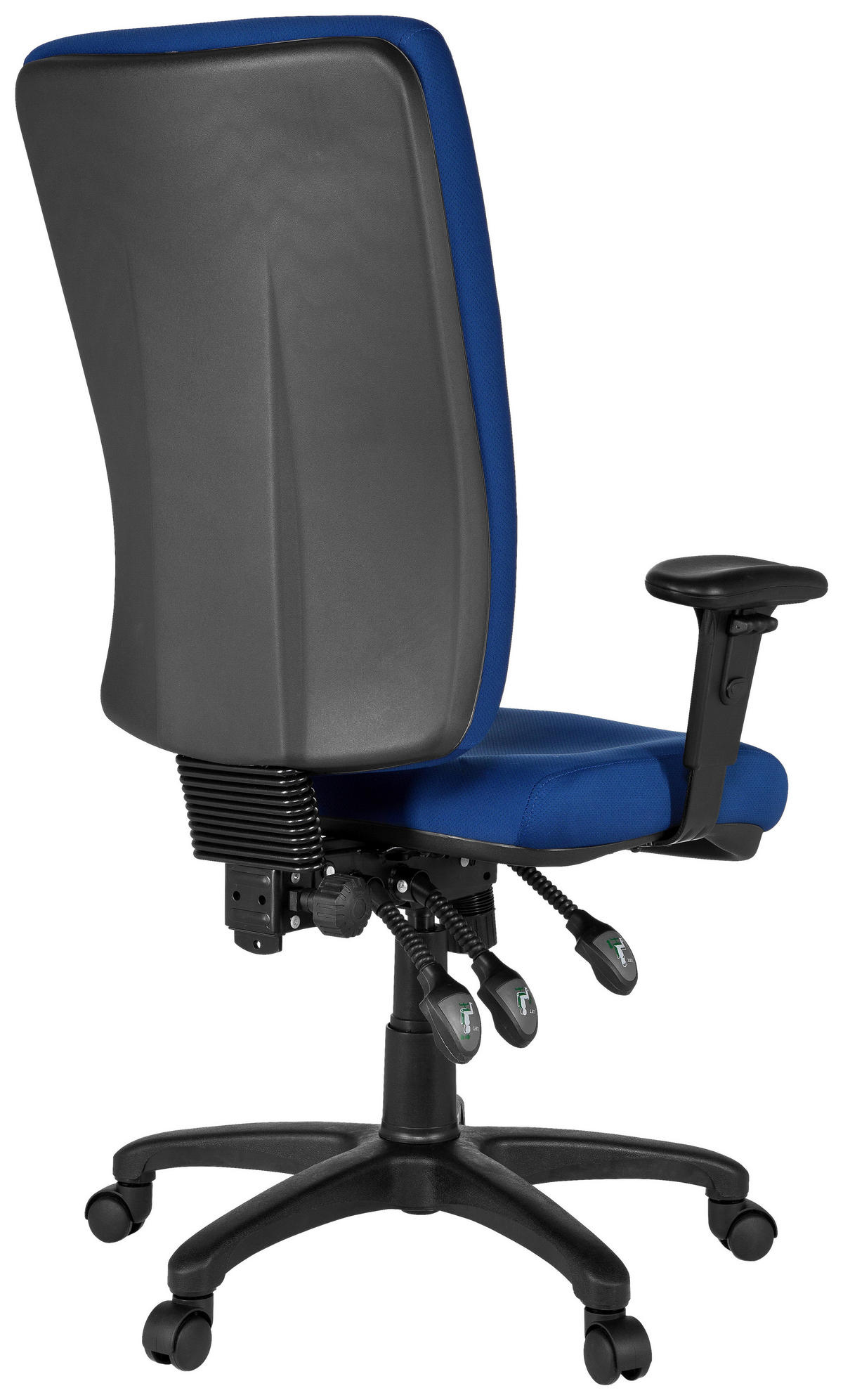 OTOČNÁ ŽIDLE, plochá tkanina, modrá - modrá, Basics, textil/plast (56/130/45cm) - MID.YOU