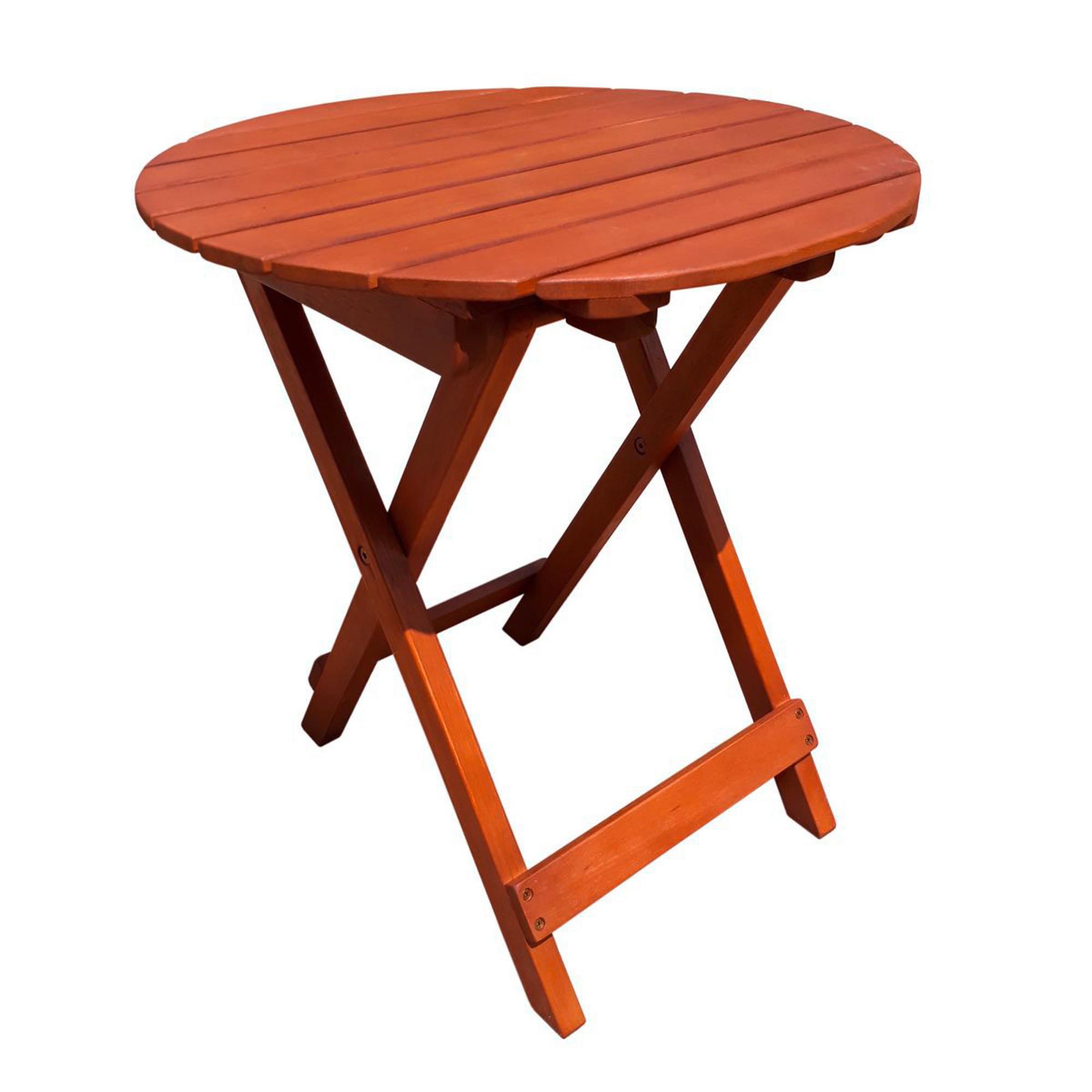 GARTENTISCH 45/45/50 cm Holz rund  - Braun, Basics, Holz (45/45/50cm) - Gardenson