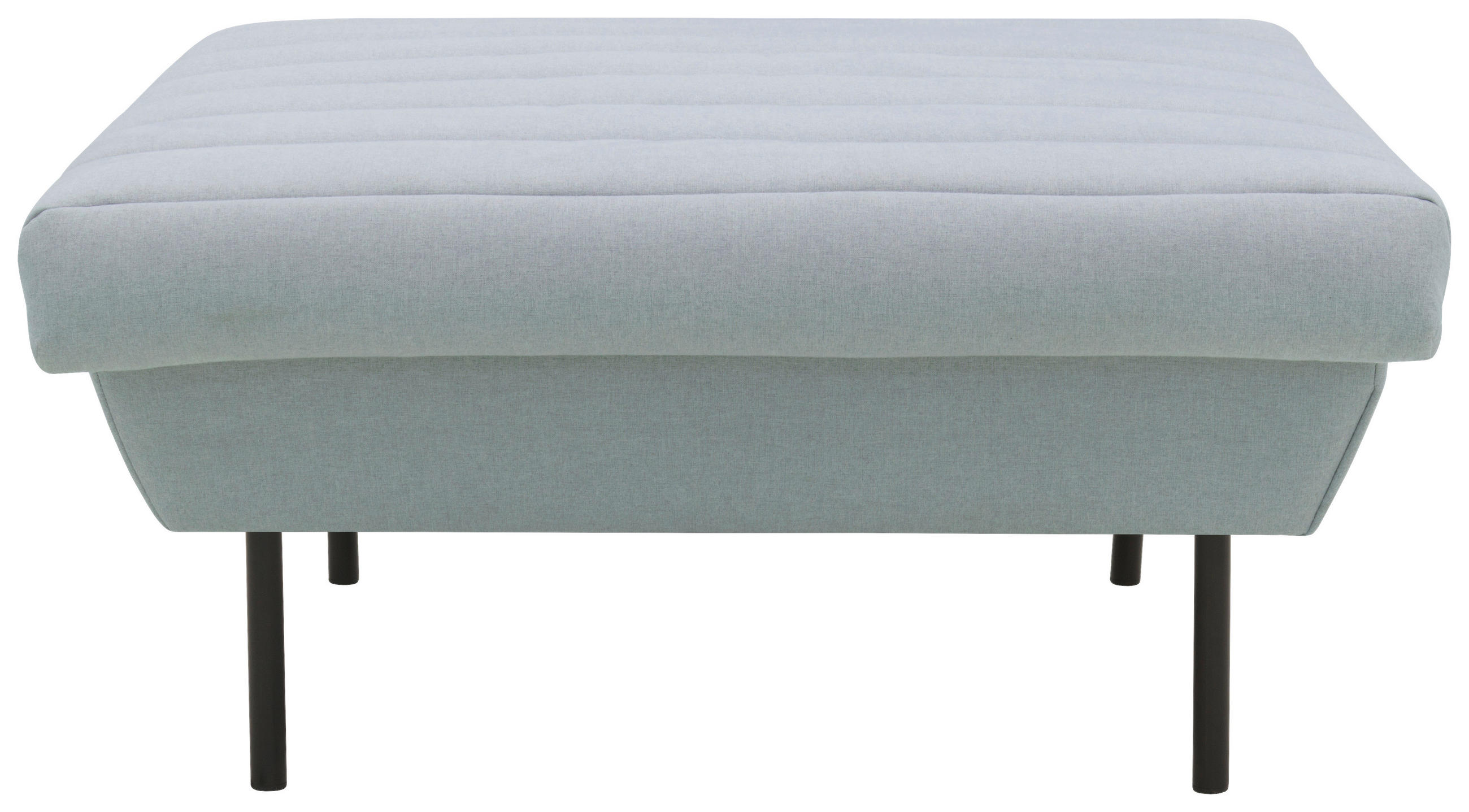 HOCKER Hellblau  - Schwarz/Hellblau, Design, Textil/Metall (90/45/105cm) - LOOKS by W.Joop