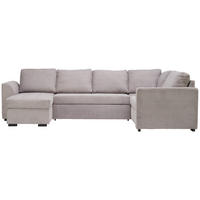 SOFFA i manchester, velour ljusgrå  - ljusgrå/svart, Design, textil/plast (160/311/205cm) - Livetastic