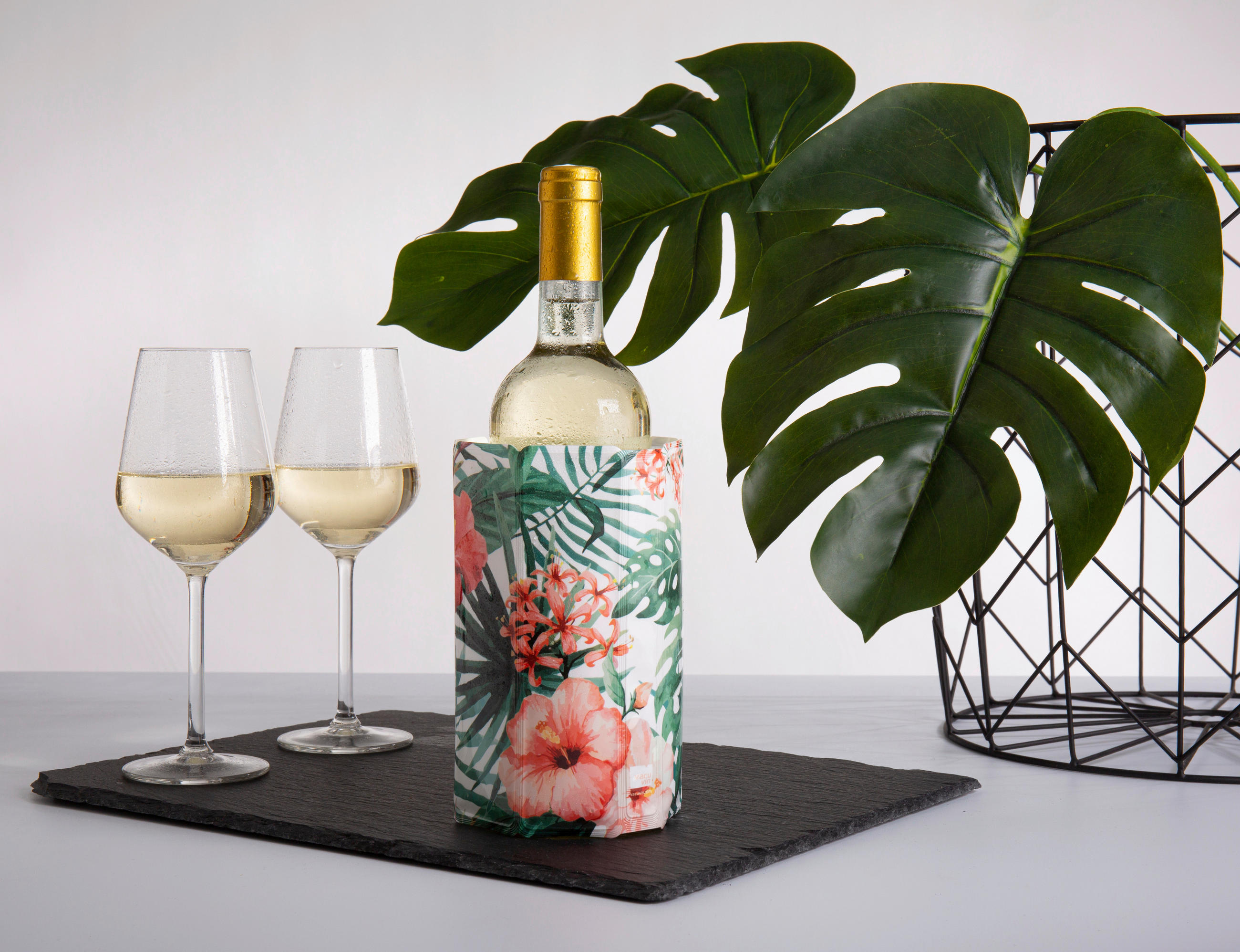 POSUDA ZA HLAĐENJE VINA    - višebojno, Basics, plastika (14.6/20.1/3.1cm) - Vacu Vin