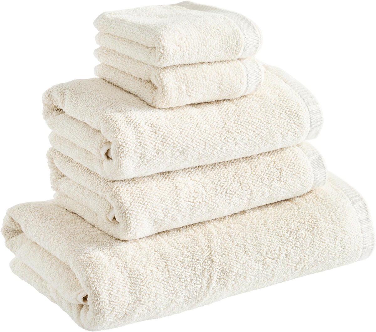 FROTTIERSET Beige 5-teilig  - Beige, Basics, Textil - Marc O'Polo