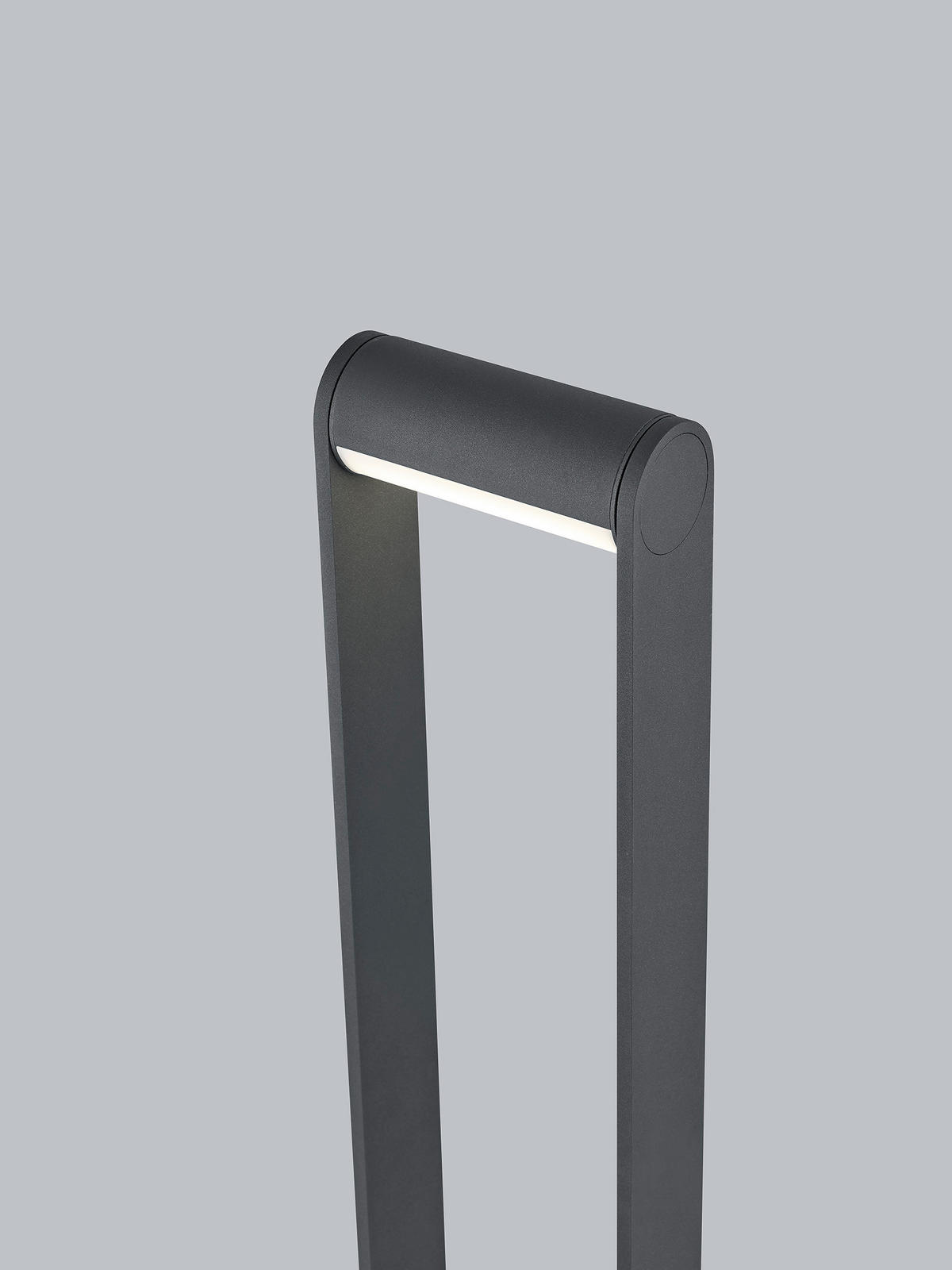 AUSSENSTEHLEUCHTE Luz44 16/6/75 cm  - Graphitfarben, Design, Kunststoff/Metall (16/6/75cm) - Helestra