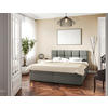 BOXBETT 140/200 cm  in Grau  - Schwarz/Grau, MODERN, Holz/Kunststoff (140/200cm) - MID.YOU