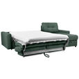 ECKSOFA Dunkelgrün Webstoff  - Dunkelgrün/Schwarz, KONVENTIONELL, Kunststoff/Textil (270/160cm) - Carryhome