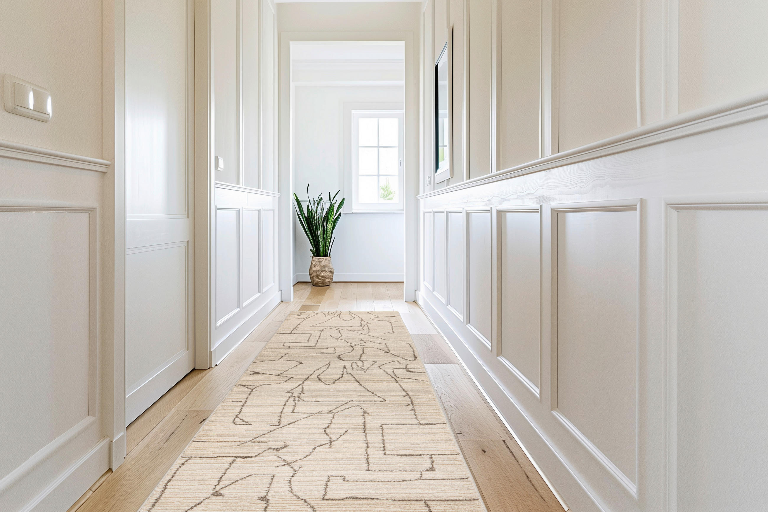 FLACHWEBETEPPICH 80/300 cm My Parma Creme  - Creme, Design, Textil (80/300cm) - Obsession