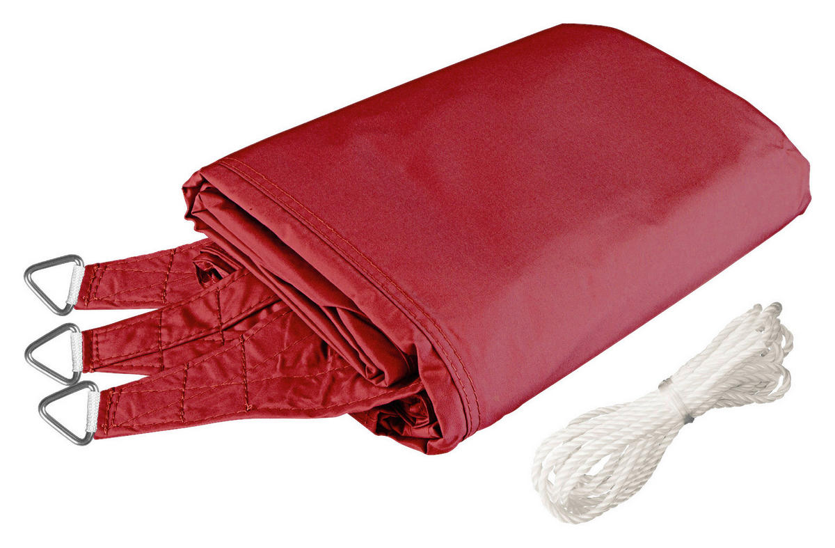 ZAHRADNÍ PLACHTA PROTI SLUNCI 300/300/300 cm - tmavě červená, Basics (300/300/300cm)