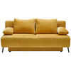 SCHLAFSOFA in Webstoff Gelb  - Gelb/Schwarz, Design, Kunststoff/Textil (200/90/100cm) - Ti'me