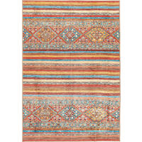 VINTAGE-TEPPICH 160/230 cm CORTEA AZMEO, waschbar Multicolor, Rot, Cognac rechteckig  - Cognac/Rot, Design, Kunststoff/Textil (160/230cm) - Lindorug