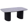 COUCHTISCH 120/70/45 cm rechteckig Grau, Schwarz  - Schwarz/Grau, Design, Keramik/Holzwerkstoff (120/70/45cm) - Stylife