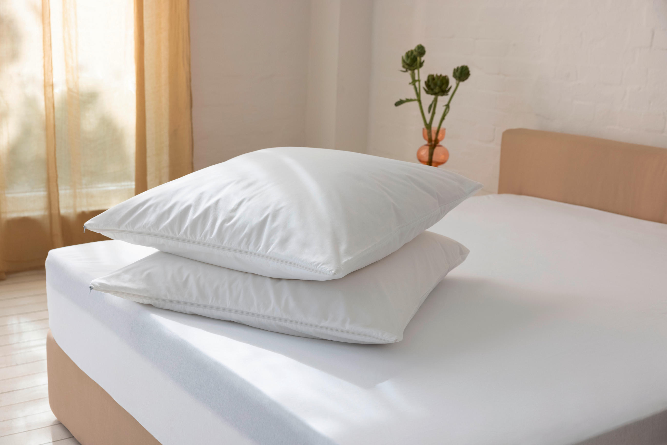 KOPFKISSEN 80/80 cm - Weiß, Basics, Textil (80/80cm) - RIBECO