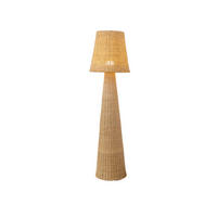 AKKU-STEHLEUCHTE 45/165 cm  - Hellbraun, MODERN, Holz (45/165cm) - Newgarden