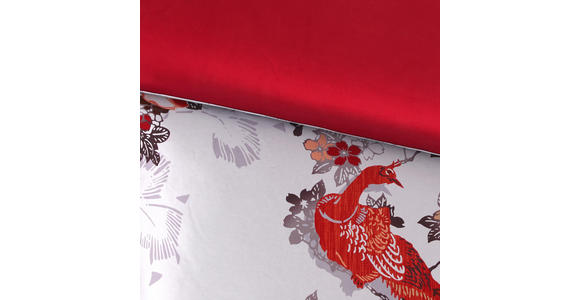BETTWÄSCHE 140/200 cm - Rot/Weiß, KONVENTIONELL, Textil (140/200cm) - Esposa