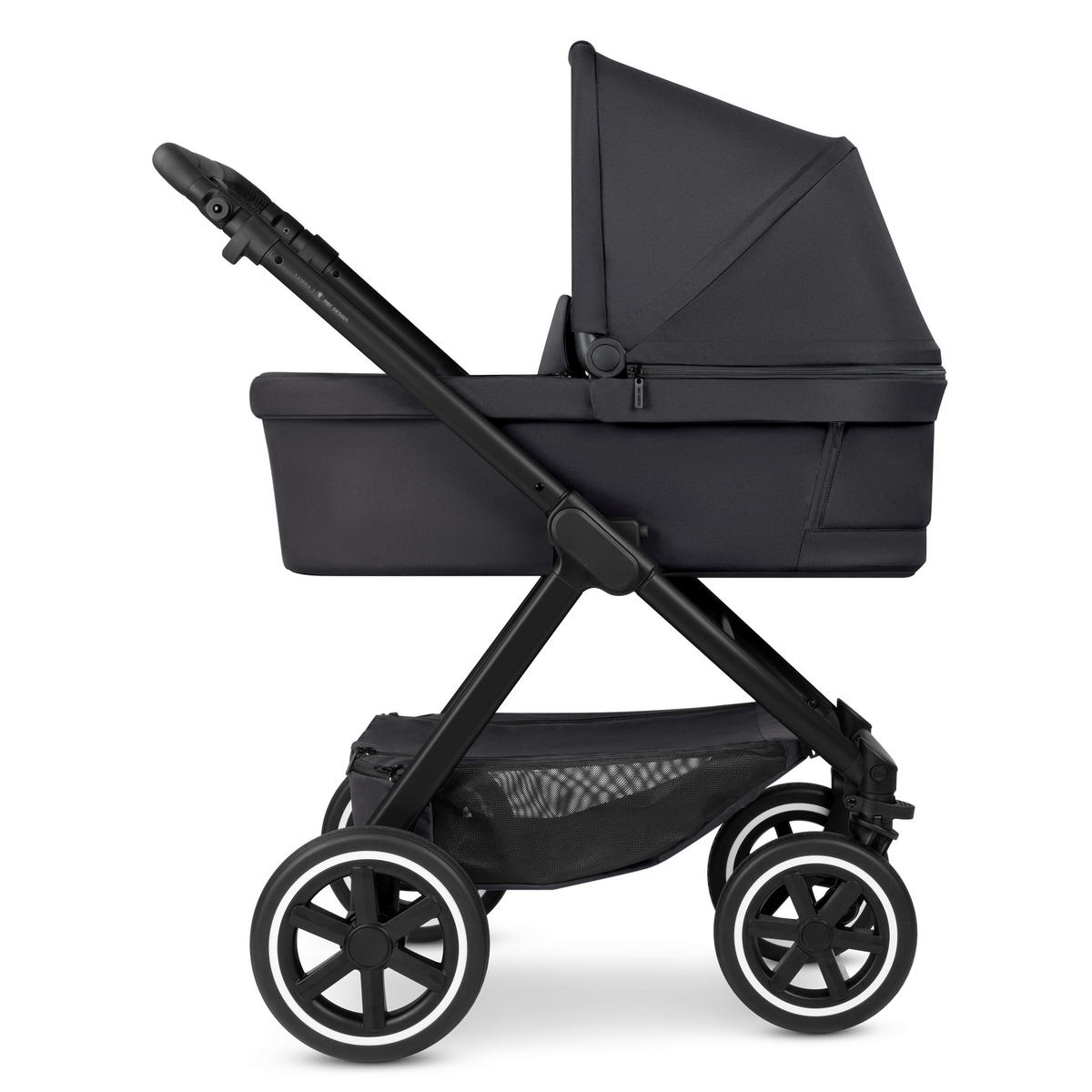 KINDERWAGEN Samba 2  - Schwarz, Basics, Textil/Metall (60/108/88cm) - ABC Design