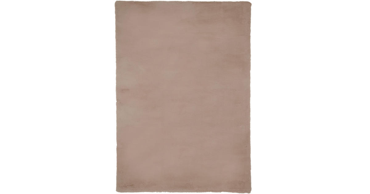 NOVEL Hochflorteppich gewebt 160x230 cm Cappuccino