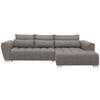 HÖRNSOFFA i vävt tyg ljusbrun  - ljusbrun/silver, Modern, textil/plast (304/218cm) - Livetastic