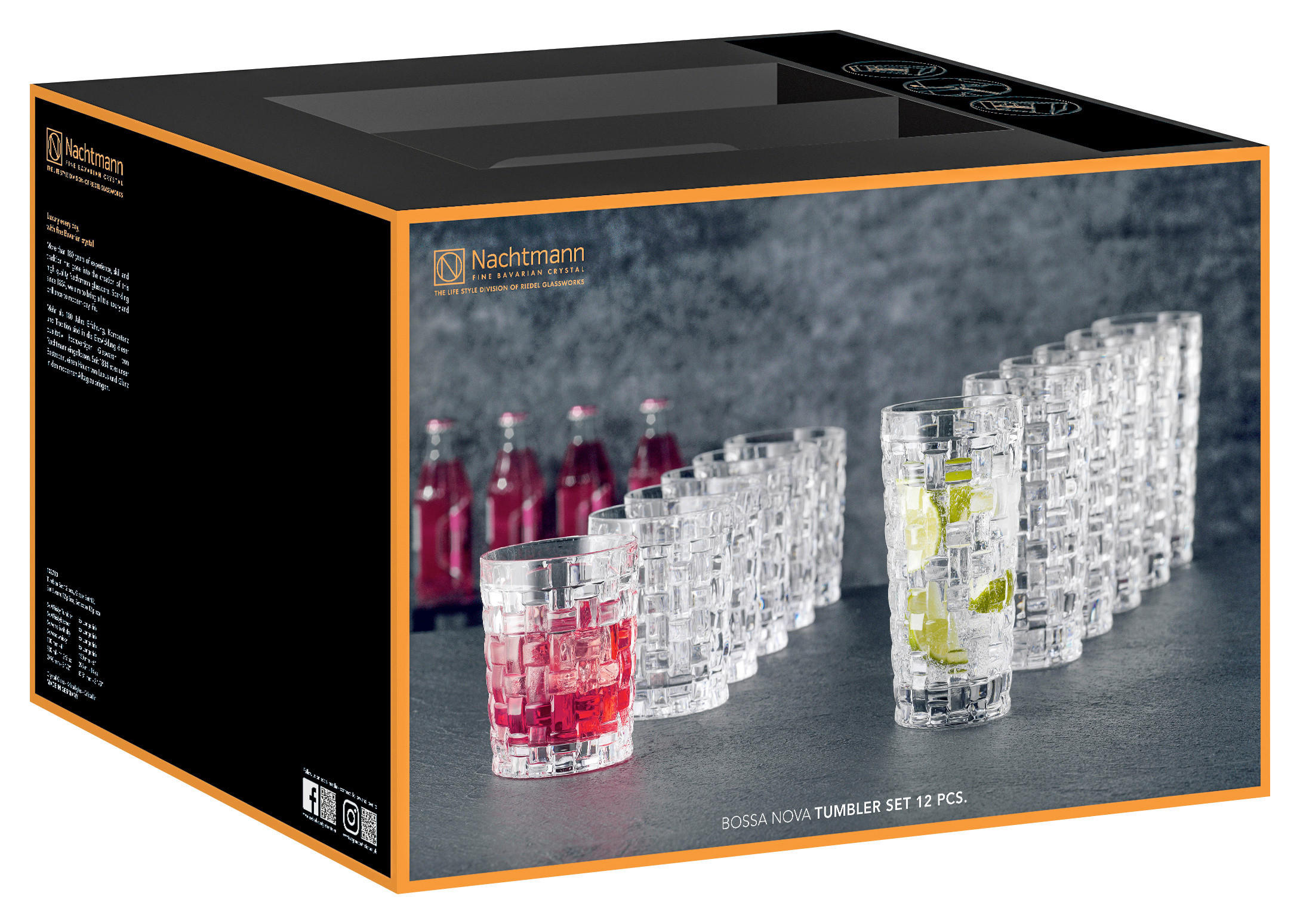 GLASSET 12 delar  - transparent, Basics, glas (8,5/10/15/8,5cm) - Nachtmann