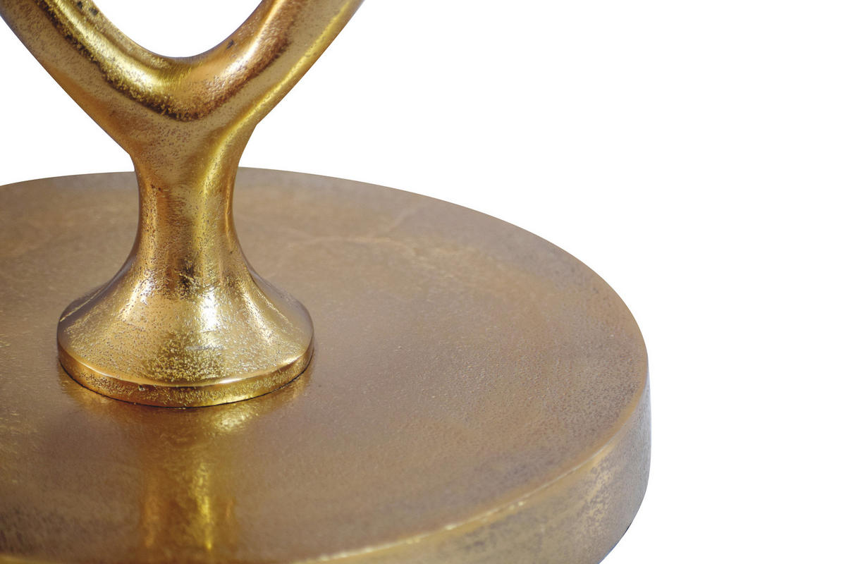KISASZTAL fém 44/44/57 cm   - aranyszínű, Design, fém (44/44/57cm) - MID.YOU