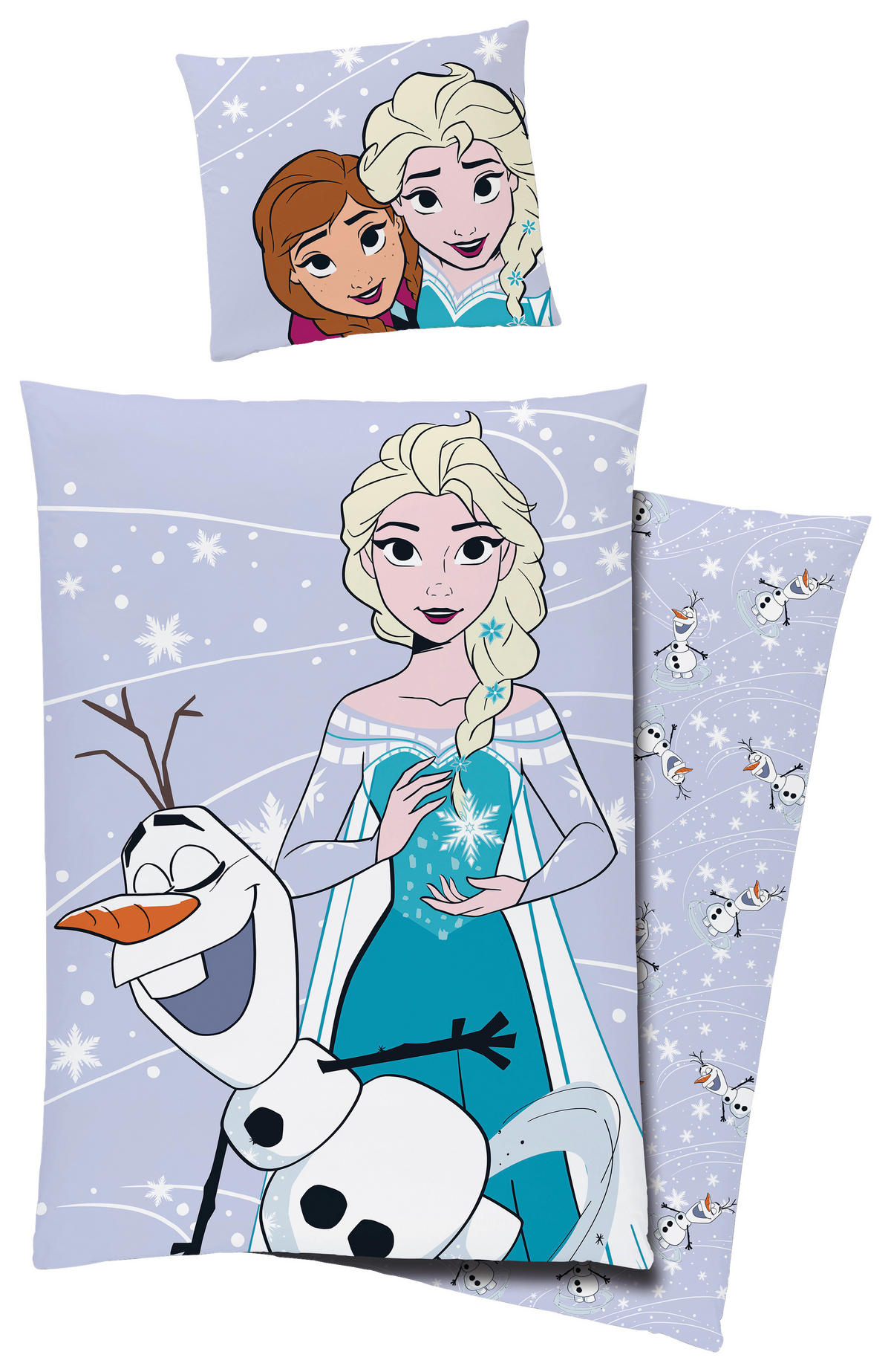 JUGENDBETTWÄSCHE Biber 135/200 cm  - Lila/Multicolor, Trend, Textil (135/200cm) - Disney Home