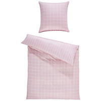 WENDEBETTWÄSCHE Giulietta Makosatin  - Rosa/Weiß, KONVENTIONELL, Textil (135/200cm) - Janine