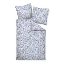 POSTELJNINA 135/200 cm mako saten modra  - modra, Konvencionalno, tekstil (135/200cm) - Janine