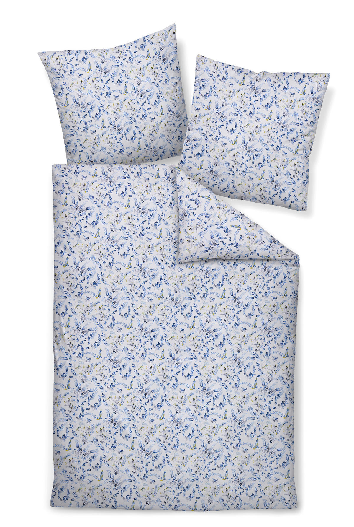 POSTELJNINA 135/200 cm mako saten modra  - modra, Konvencionalno, tekstil (135/200cm) - Janine