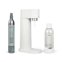 WASSERSPRUDLER WOODY WHITE  - Weiss, Basics, Naturmaterialien (24.5/13/41cm) - mysoda