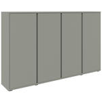 SCHUHSCHRANK  in 192,7/120/33,8 cm  - Anthrazit/Grün, Design, Holzwerkstoff/Kunststoff (192,7/120/33,8cm) - Xora