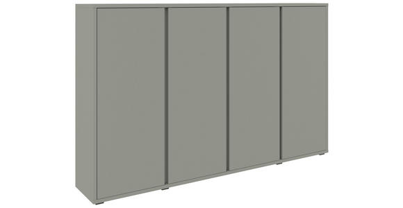 SCHUHSCHRANK  in 192,7/120/33,8 cm  - Anthrazit/Grün, Design, Holzwerkstoff/Kunststoff (192,7/120/33,8cm) - Xora