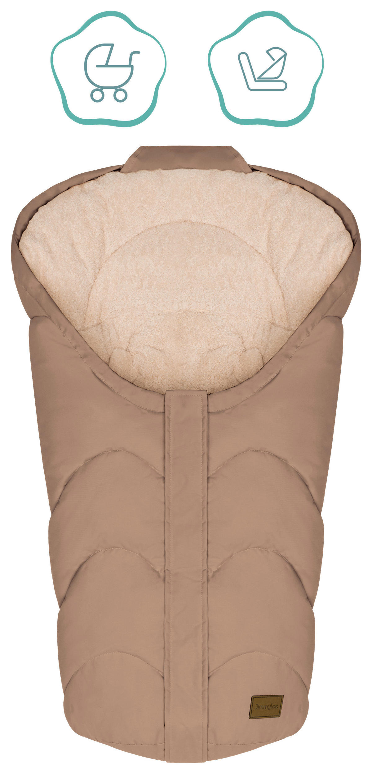 BABYSCHALEN-FUßSACK  - Basics (35/80cm) - Jimmylee