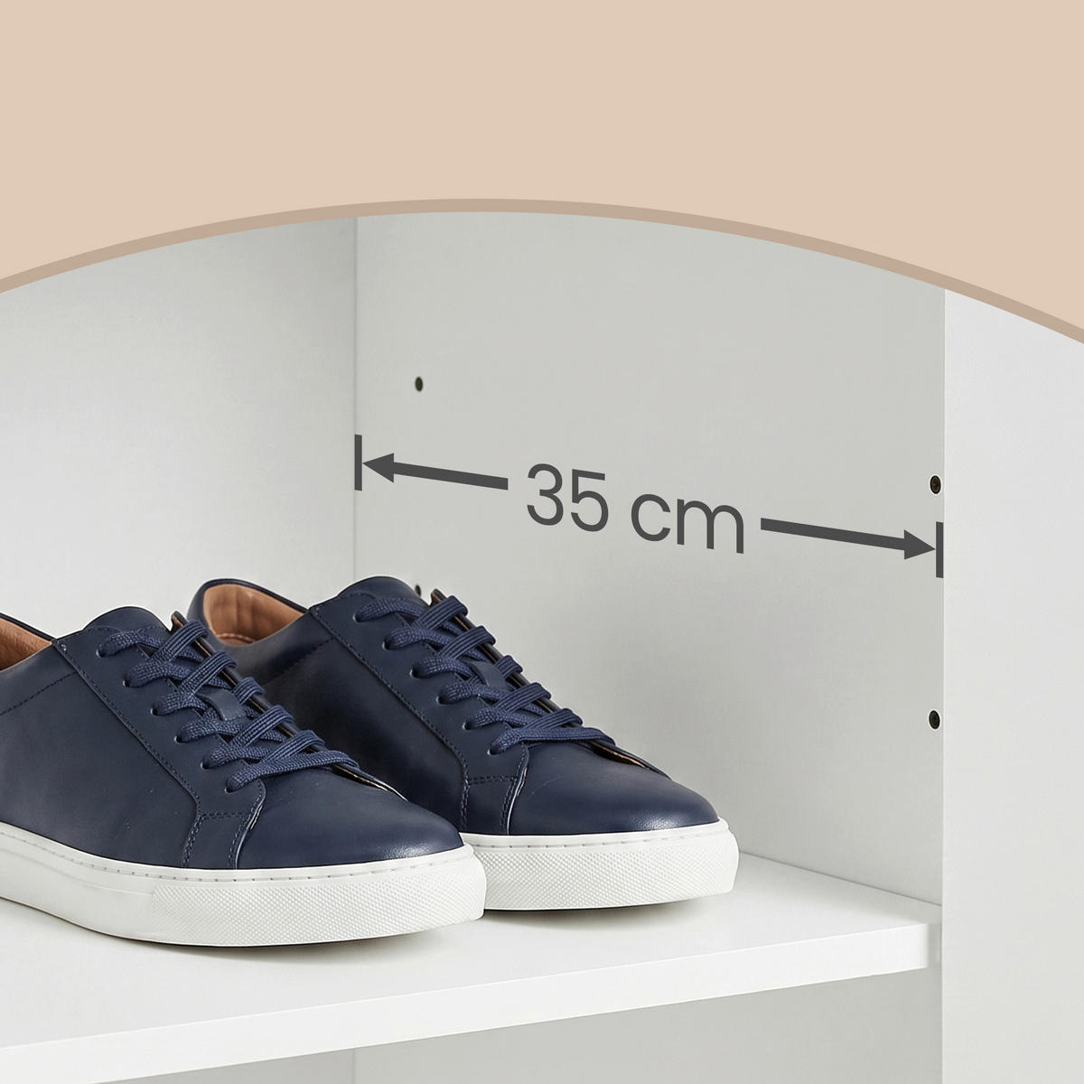 SCHUHSCHRANK Weiß  - Silberfarben/Weiß, Trend, Holzwerkstoff/Kunststoff (60/90,5/37cm) - Boxxx