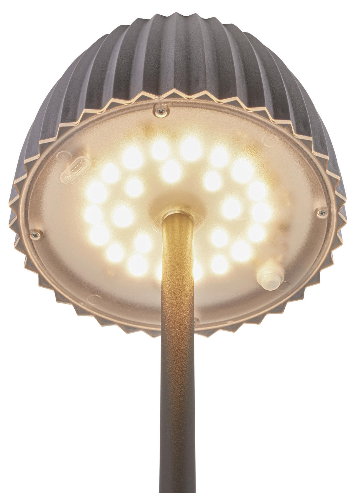 AKKU-STEHLEUCHTE 19/123,5 cm    - Schwarz, Basics, Kunststoff/Metall (19/123,5cm)