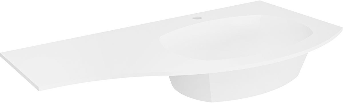 BADEZIMMER 4-teilig  in 105 cm  - Eiche Artisan/Weiß, Natur, Holzwerkstoff/Stein (105cm) - Voleo