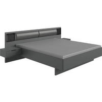 KREVET    269/210/92 cm  grafitno siva  - grafitno siva, Dizajnerski, staklo/pločasti materijal (269/210/92cm) - Ti'me