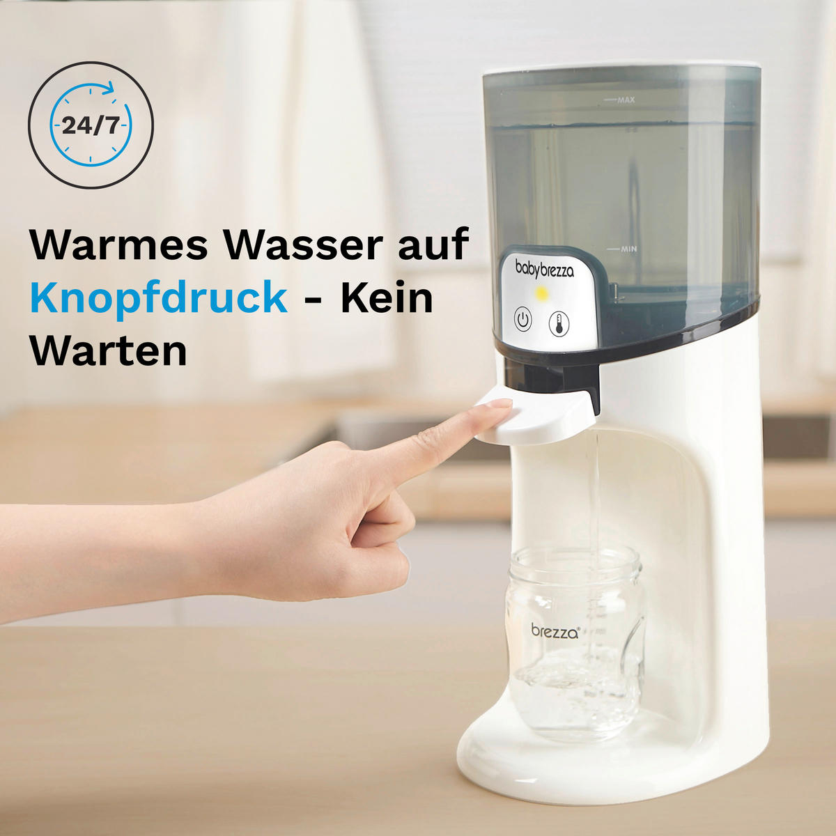 BABYNAHRUNGSZUBEREITER Instant Warmer  - Weiß, Basics, Kunststoff (19/36.7/15.7cm) - Baby Brezza