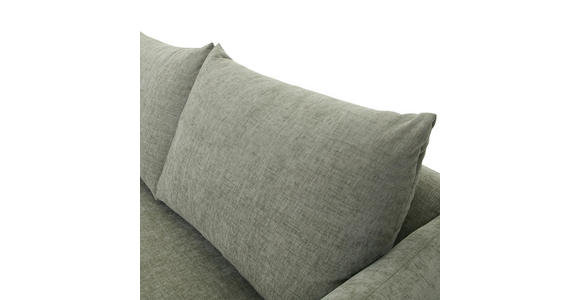 ECKSOFA Olivgrün Flachgewebe - Buchefarben/Olivgrün, KONVENTIONELL, Holz/Textil (144/230cm) - Carryhome