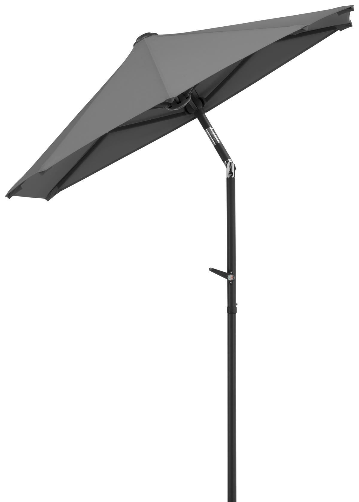 AMPELSCHIRM 150 cm Anthrazit  - Anthrazit, Basics, Textil/Metall (150/228/150cm) - Schneider