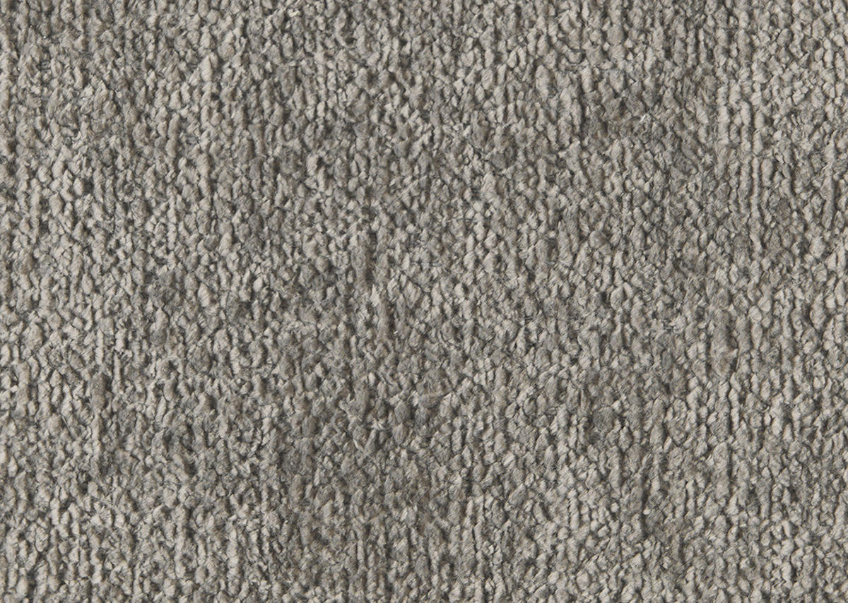 SESSEL in Chenille, Mikrofaser Grau  - Schwarz/Grau, Design, Textil/Metall (68/78/76cm) - Johann Jakob